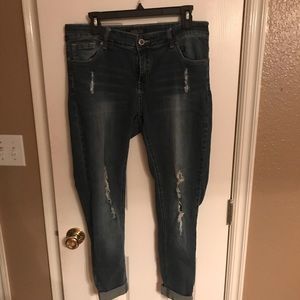 Angel Kiss ripped jeans